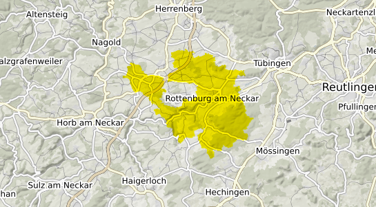 Immobilienpreisekarte Rottenburg am Neckar